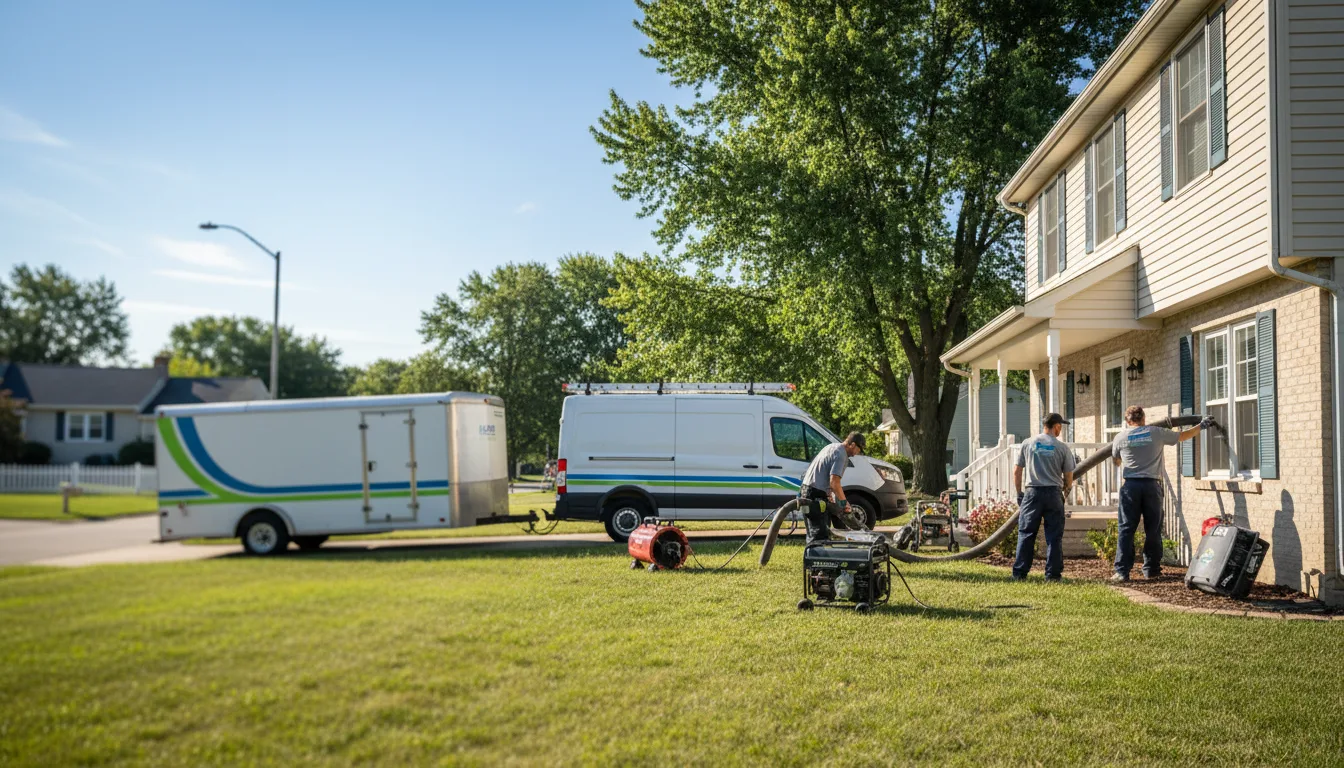 Flooded Basement Restoration And Cleanup With Repair in Chili, WI near me